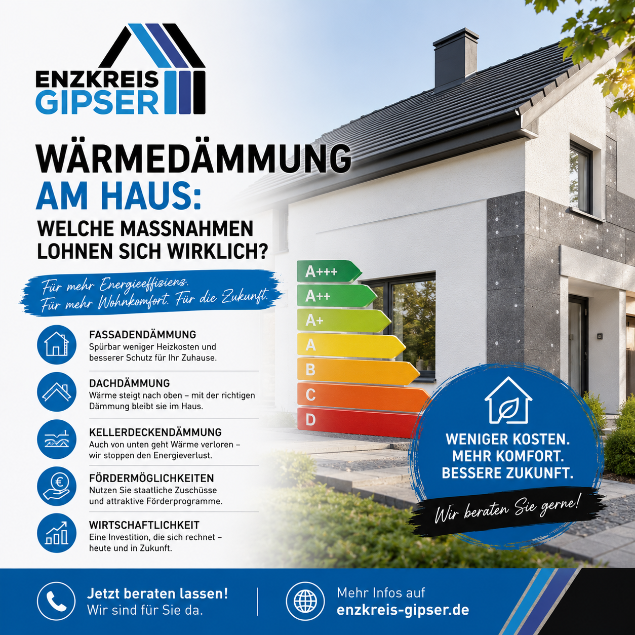 Wärmedämmung am Haus: Welche Maßnahmen lohnen sich wirklich?