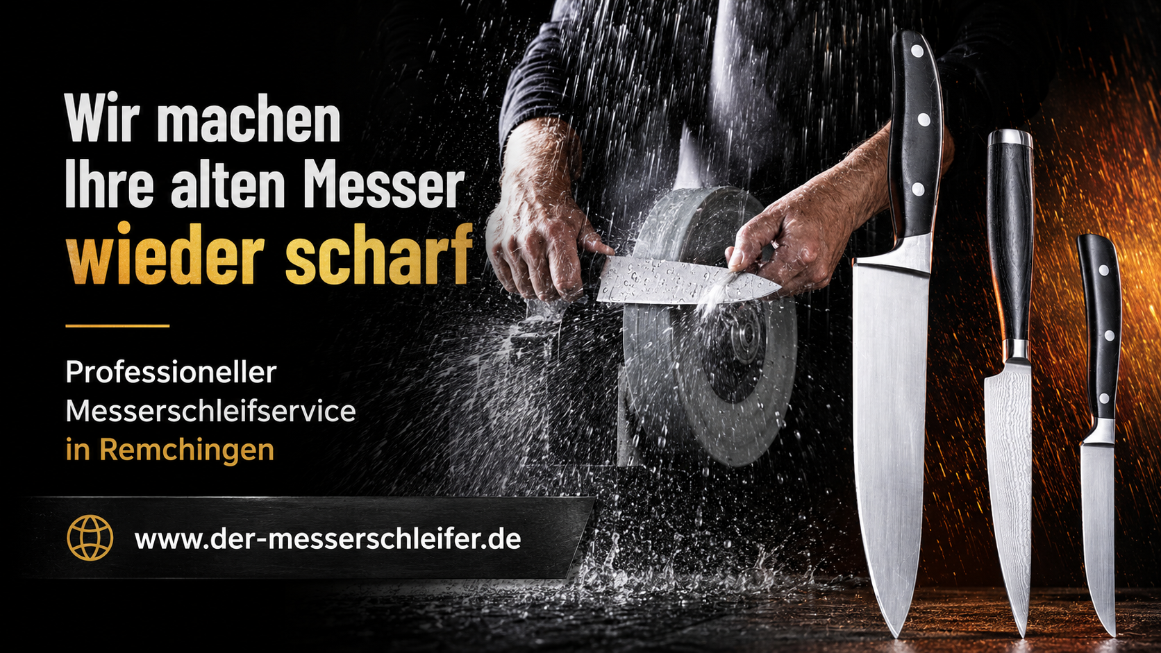 Alte Messer, neue Schärfe – professioneller Schleifservice aus Remchingen