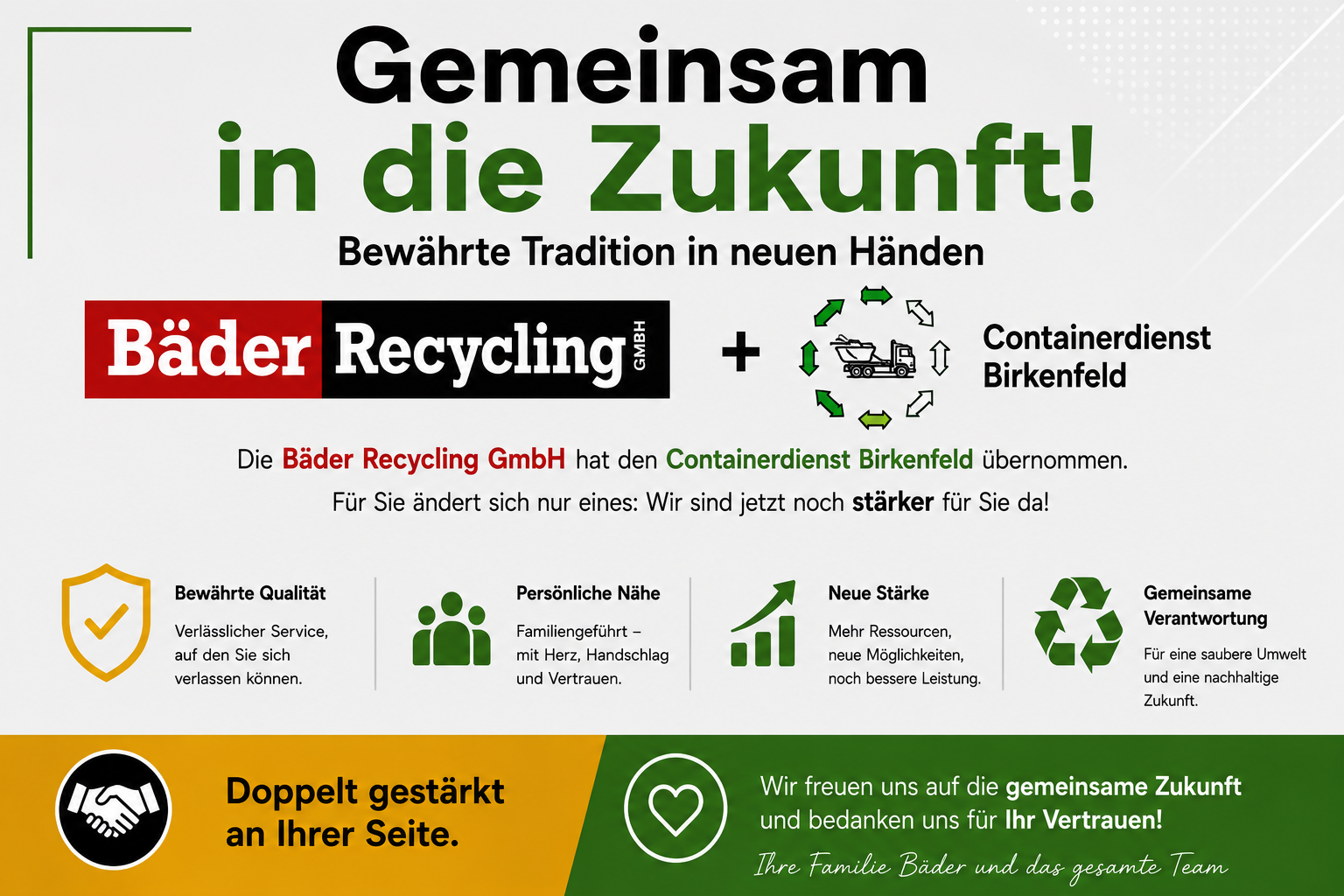 Gemeinsam in die Zukunft