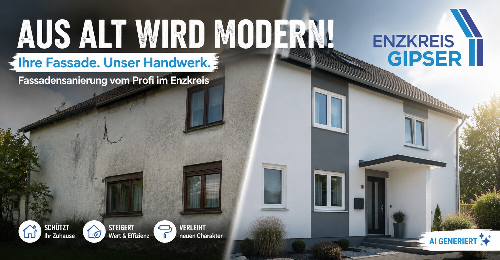Aus alt wird modern – was eine neue Fassade mit einem Haus machen kann