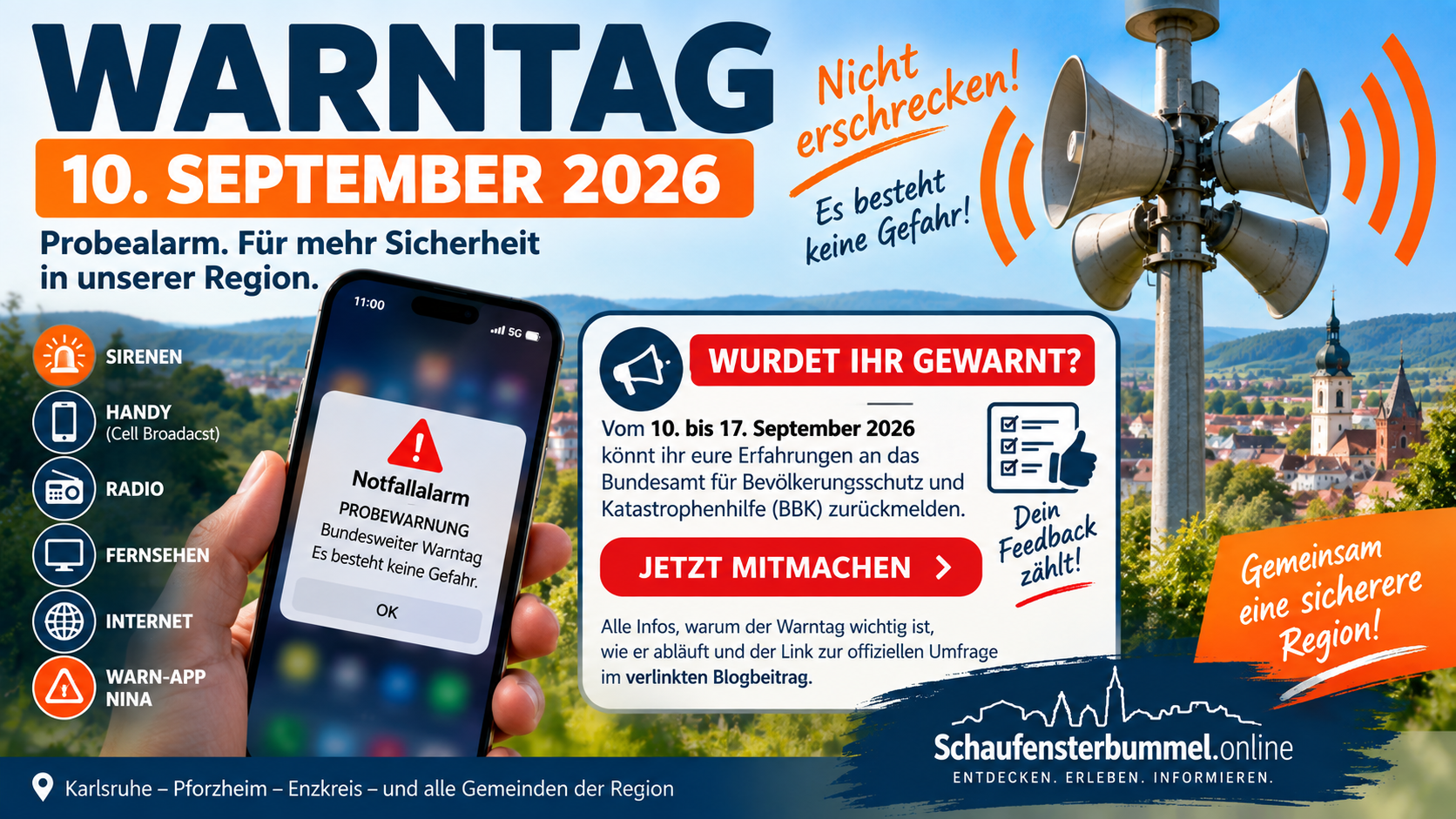 Bundesweiter warntag