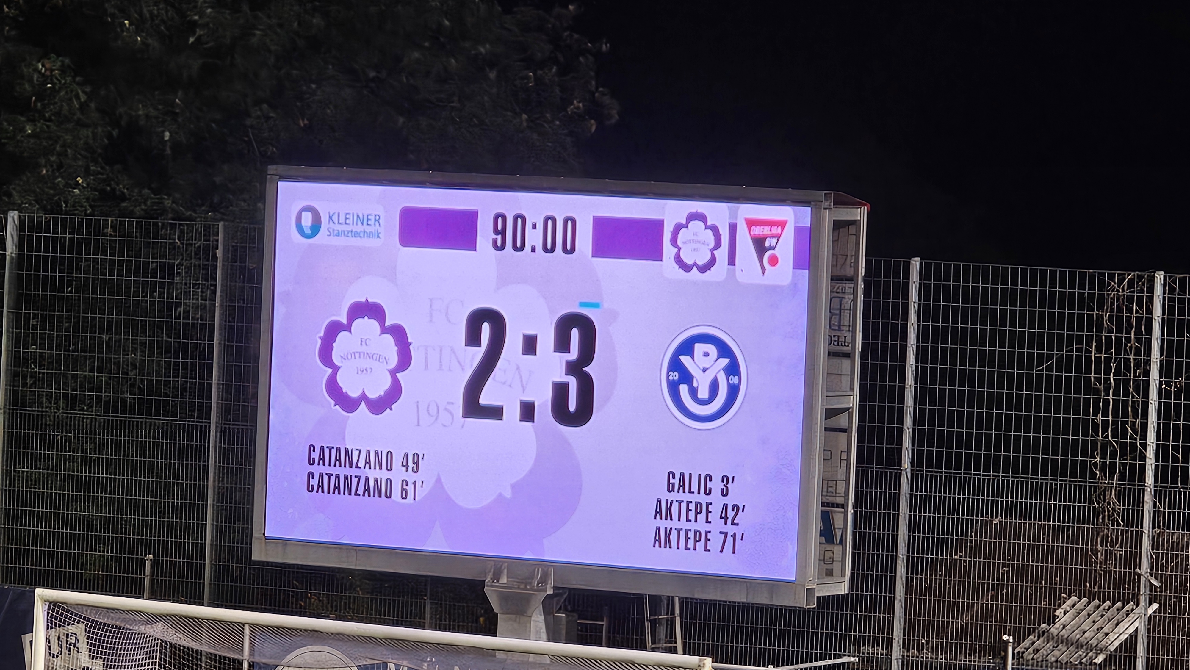 FC Nöttingen verliert spektakuläres Heimspiel mit 2:3
