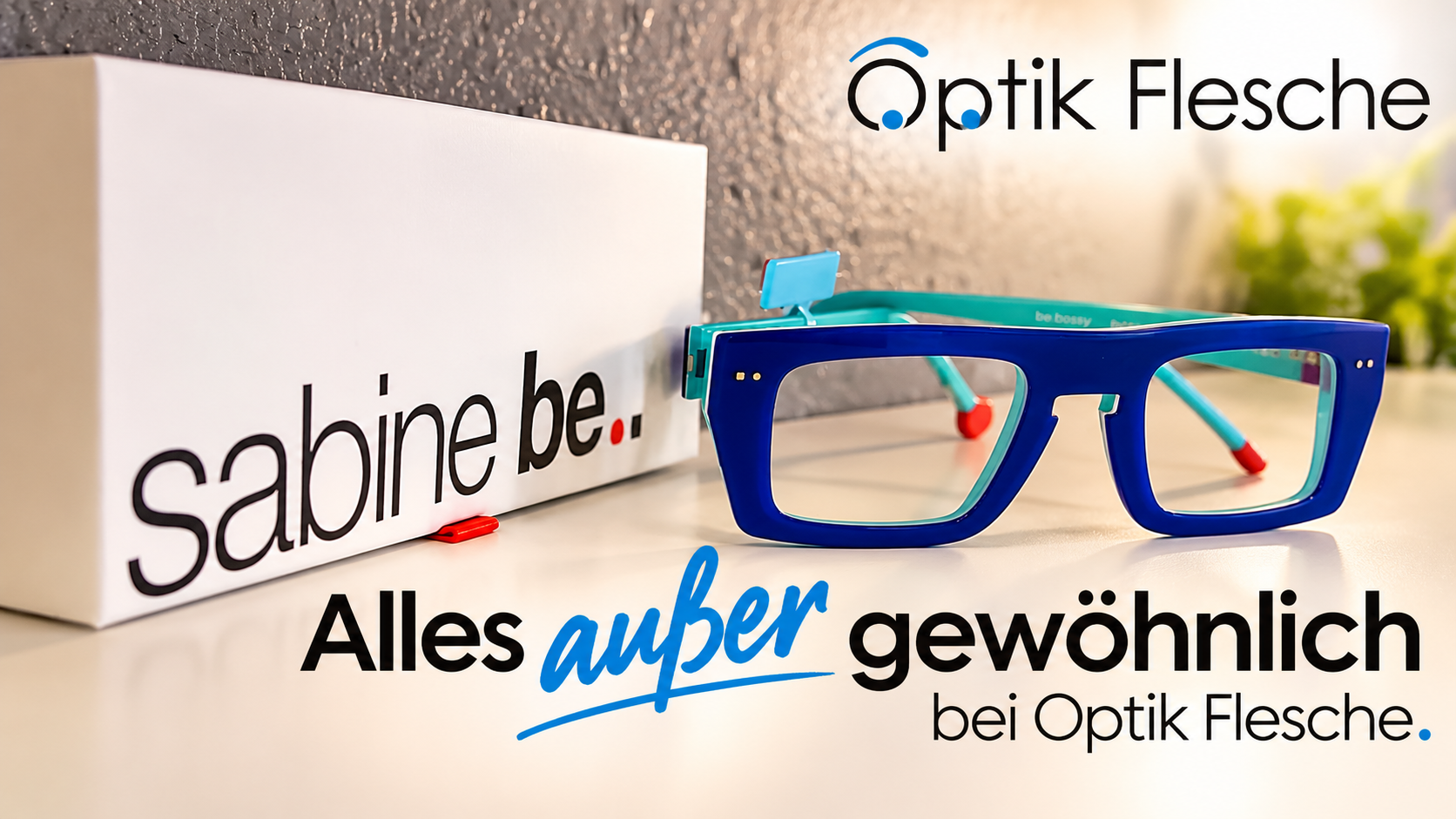 Alles außer gewöhnlich – Sabine Be bei Optik Flesche