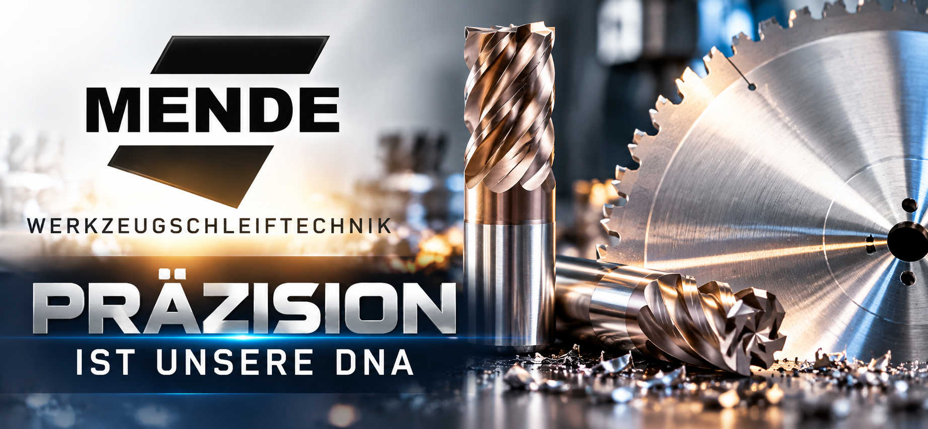 Präzision ist unsere DNA – MENDE Werkzeugschleiftechnik