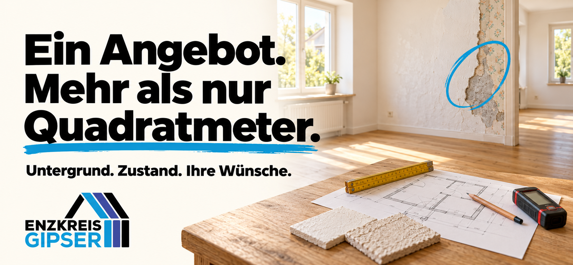 Ein Angebot. Mehr als nur Quadratmeter.