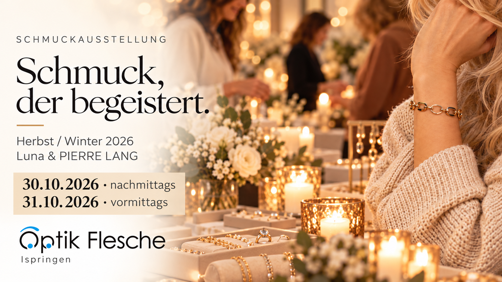 Schmuck, der begeistert: Ausstellung bei Optik Flesche in Ispringen