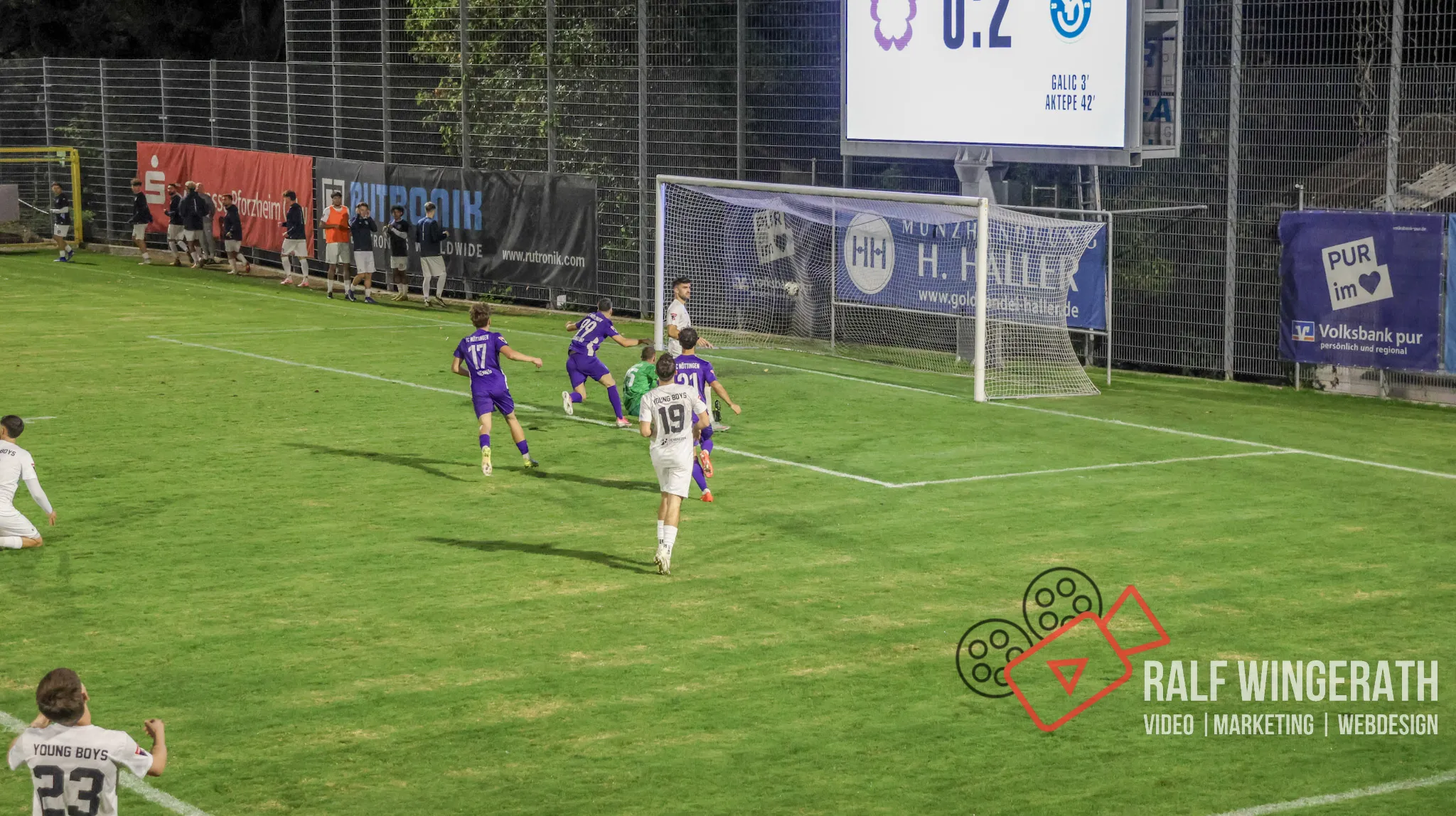 FCN vs YB Reutlingen Impressionen aus dem Spiel